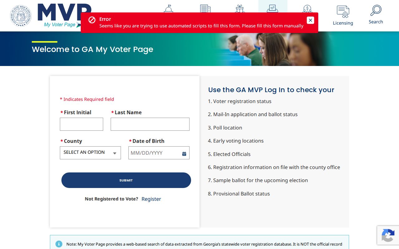 East Point residents directory Georgia voter lookup