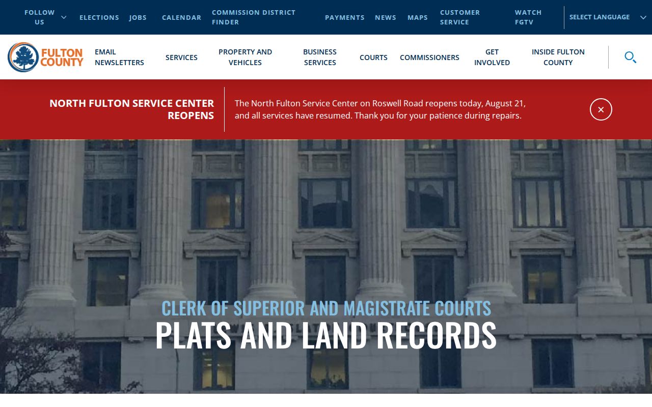 East Point previous residents Fulton plats and land records